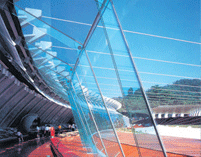 Marine sandwich glass