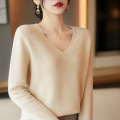 Fashion Simple Solid Color V-neck Reversible Sweater