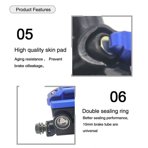 2pcs/set 7/8'' 22mm Brake Master Cylinder Levers Motorcycle Brake Clutch Master Cylinder Reservoir Levers Drop Shipping