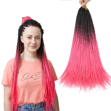 Wholesale Hand Organico Synthetic Curly Braids Ombre Extensions Braided  Braid Crochet Hair Senegalese Twist