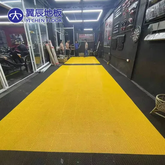 Factory Wholesale PP 400mm X 400mm DIY Plastic Car Garage Floor Tiles in Japan