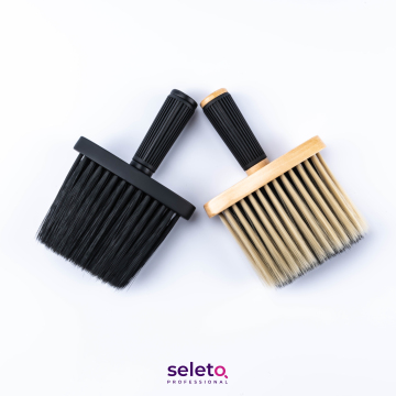 Custom Logo Barber Hair Remover Soft Cleaning Neck Duster Face Brush for Hair Cutting
