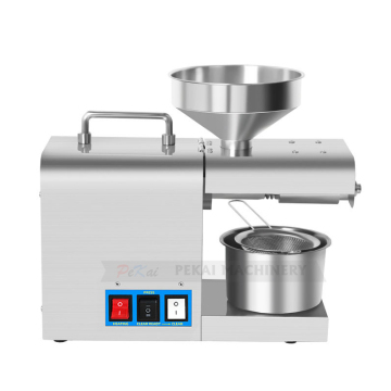 Home Gebruik Mini Oil Press Machine voor zonnebloem- en groentezaadolie -extractie