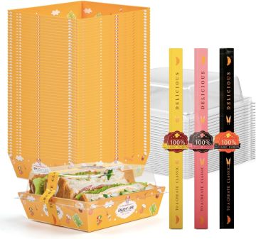 Klarer Plastik -Mini -Kuchenbox, 4,5 Zoll - perfekt für kleine Muffins und Cupcakes