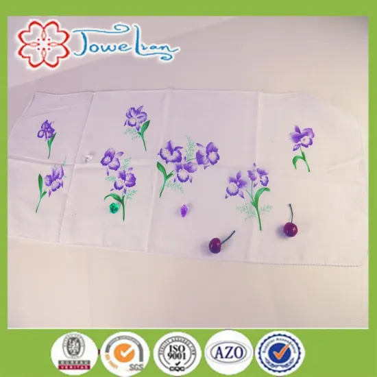 100% cotton woven printed tea towel