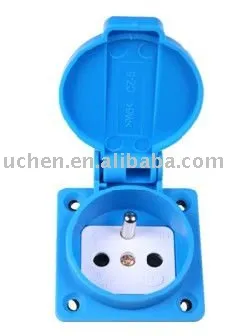 #french waterproof electric outlet/electric socket waterproof