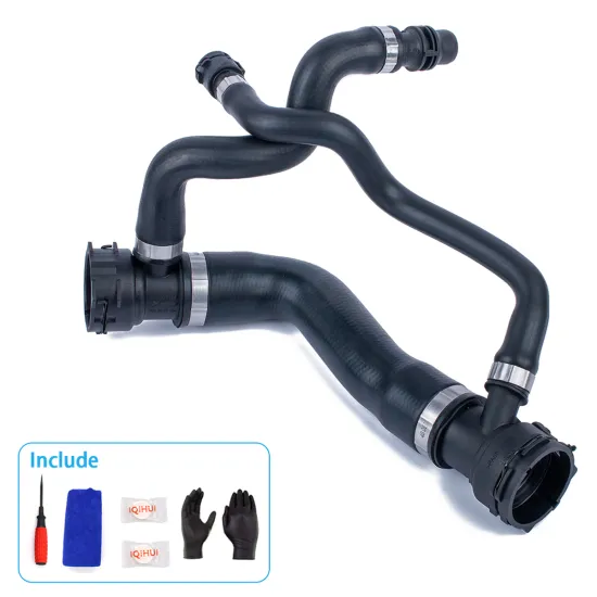 BMW 5 Series 6 Series E60 E61 E63 E64 Engine Cooling System Radiator Upper Hose OE:17127546064 17127521776 - BAJUTU