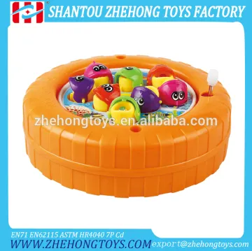 8 Pcs Fish/set Small Rubber Fish Toys Magnetic Fish Hooks Wind Up Toy