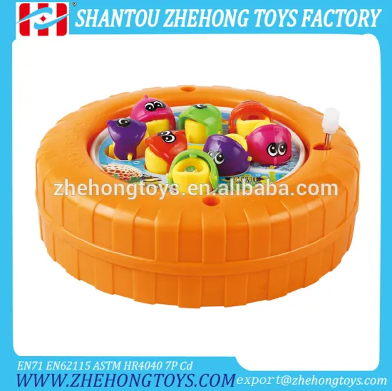 8 Pcs Fish/set Small Rubber Fish Toys Magnetic Fish Hooks Wind Up Toy