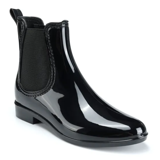 Women's Simple Elastic Waterproof Rain Boots