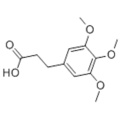 3-(3,4,5-TRIMETHOXYPHENYL)PROPIONIC ACID
 CAS 25173-72-2