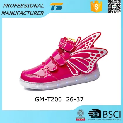 Battery 7 Color Children Flash Shoes Led Kids Shoes