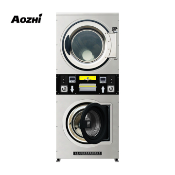 China-Made 12kg Commercial Self-Service Washing and Drying Machine with Coin/Card Payment