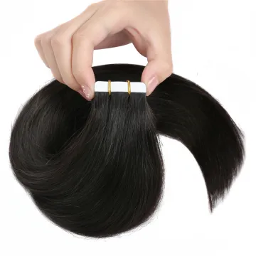100% virgin human hair extensions double sided tape  hair extension