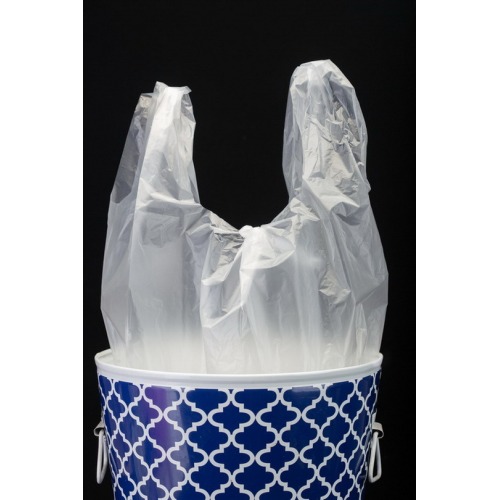 Supermarket Plastic Vest Handles T Shirt Shopping Plastic Bags With own logo