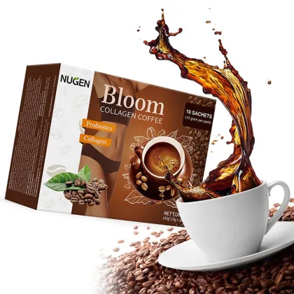 Private Label Pure Organic Slimming Coffee with Instant Bloom Collagen