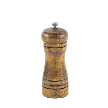 High-Quality 5 Inch Wooden Pepper Mill & Salt Shaker Spice Grinder for Kitchen