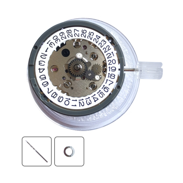 NH34 Automatic Mechanical Movement GMT Watch with 24 Hours Hand, Japan Original Parts, Date at 3:00 Position