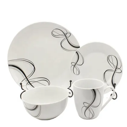 Royal Bone Gift Decal Dinnerware Porcelain Dinnerware Sets