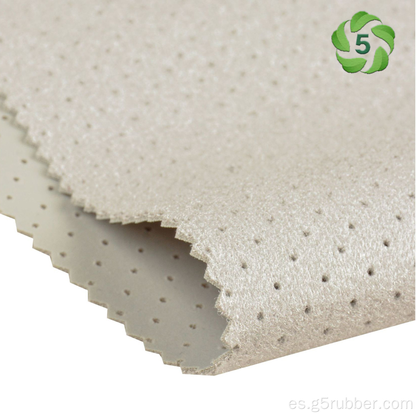 Hoja de neopreno de goma natural perforada