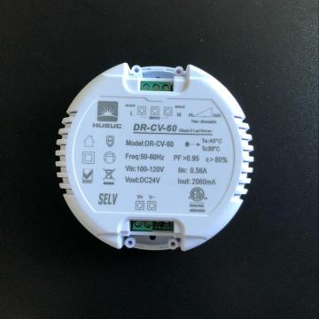 Drivers dimmable com forma redonda 24VDC 2080mA