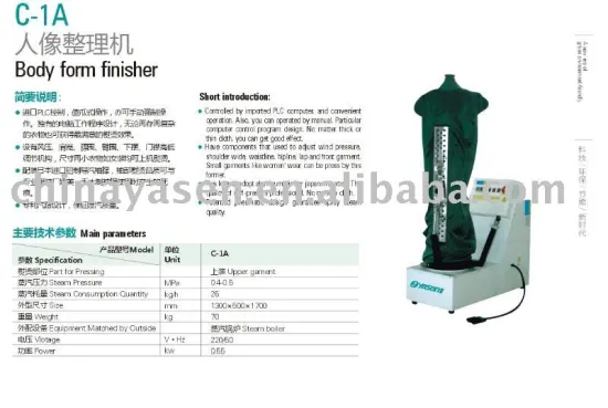 portrait ironing machine