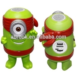 2015 minion cartoon mini portable wireless bluetooth speaker