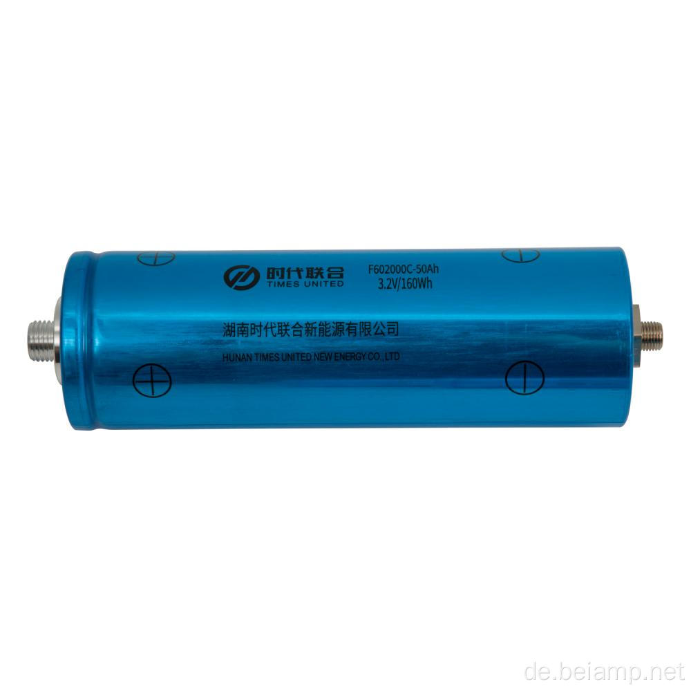 LIFEPO4 Batteriezylinderzelle 3.2v50ah für die Energiespeicherung