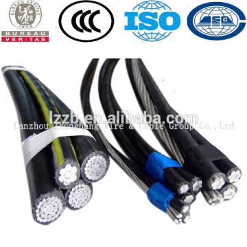 China Factory Aluminum Conductor XLPE Insulated 0.6/1kV overhead Aerial Bunched ABC Powe cable Prices