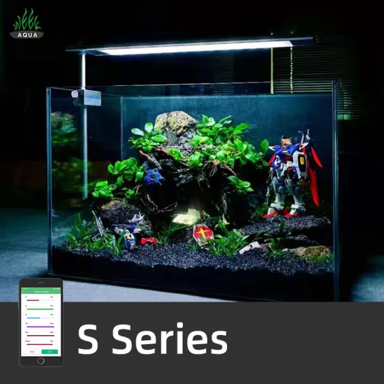 Hot Sale Nano Fish Tank Lights for Aquascaping - LED Aquarium Lamp S300 S400 S450Pro with Stand