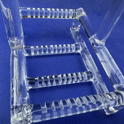 High UV Transmittance Quartz Chip Carrier for Semiconductors