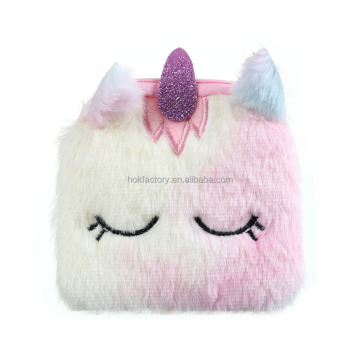 2024 Unicorn Fur Coin Purse - Cartoon Children's Toy Small Purse for Girls