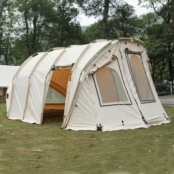 Windproof Tunnel Tent: Two Bedroom, One Living Room Family Camping Tent for Sale