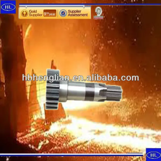 oem machining stainless steel spur gear shaft