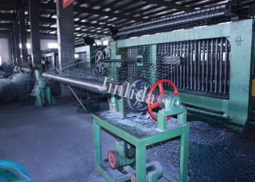 100 X 120mm Automatic Heavy Duty Gabion Mesh Machine With 3.0mm Wire Diameter