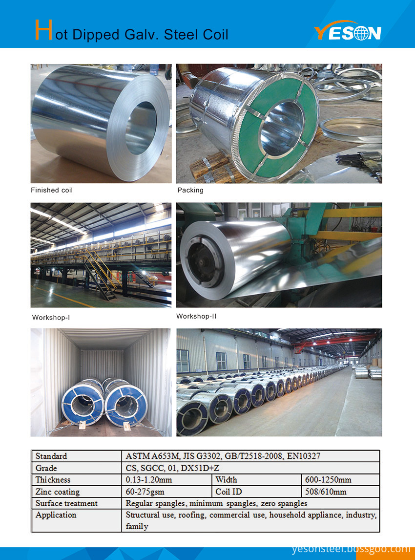 Hot Dipped Galv. Steel Coil