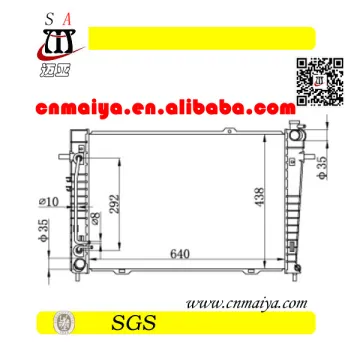 25310-2E500 autoparts for radiator