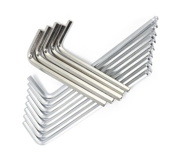 Carbon Steel Hex Wrench Set 10mm M5 M4 3mm 2.5mm 2mm 6mm 32mm Zinc Allen Key