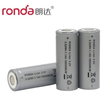 Rechargeable LiFePO4 Battery Ifr 14500 3.2V 500mAh AA Cell for Torch -  China 14500 Battery, Battery 3.2V 500mAh