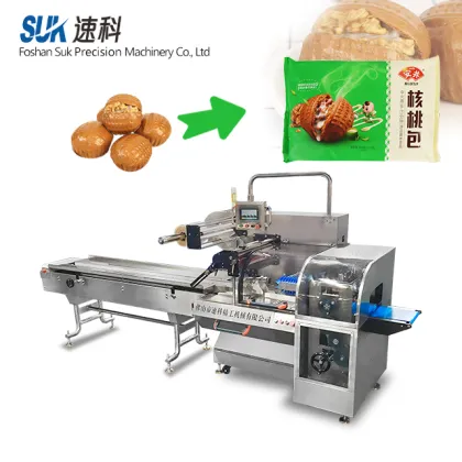 Automatic Horizontal Packaging Machine for Buns, Bread, Donuts and Bakery Products