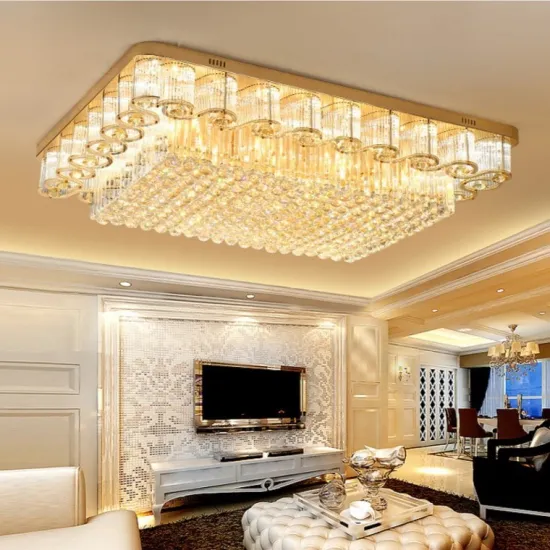 Modern Gold Luxury K9 Crystal Chandelier for Restaurants