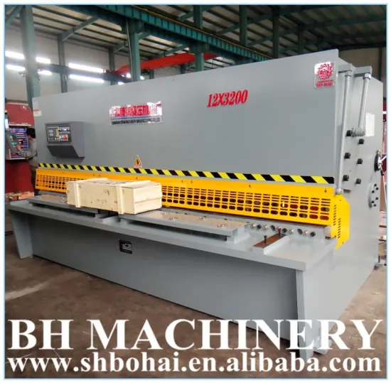 QC12Y-12x3200 Metal Sheet Hydraulic Guillotine Shearing Machine