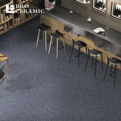 Custom Polished Grey Terrazzo Flooring Tiles