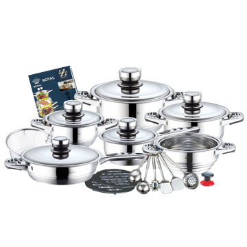 23pcs Nicht -Set -Kochgeschirrset - Kochtöpfe und Pfannen