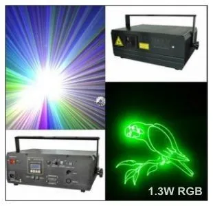 1.3w Rgb Full Color Laser Stage Light For Event Show / Club