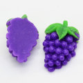 Mini cabujón de resina en forma de uva hecho a mano Crfat decoración abalorios dijes DIY juguete teléfono Shell adornos Slime