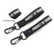 Гумената марка ключодържател мека силиконова китка за китки Keychain