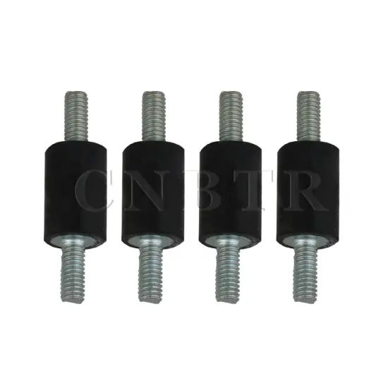 CNBTR 10x15mm Anti Vibration Rubber Mounts Shock Damper W/ M4 Thread Set of 4