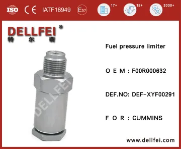 New Fuel Rail Pressure Relief Limiter Valve F00R000632