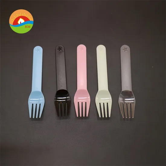 Hot sale wholesale customized plastic birthday use forks